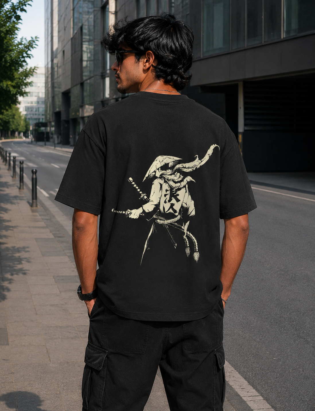 Samurai oversized T shirt